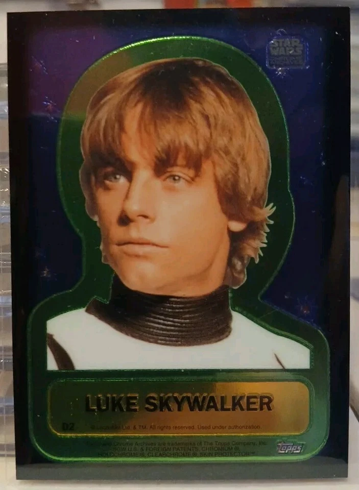 Star Wars Chrome Archives Luke Skywalker D2 Insert Card NM 1999 Topps *Puzzle 🔥 - Image 1 of 2