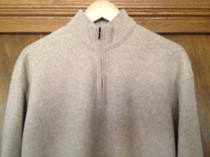 New! Claiborne Men's XL Pullover LS Polyester/Rayon Sweater Half Zipper w/Collar - Picture 1 of 8