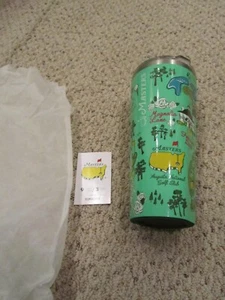 Vaso mapa campo Augusta National Golf Club 24oz Masters Tournament Corkcicle - Imagen 1 de 4