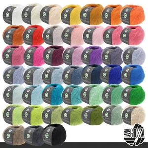 Lana Grossa 50 g Per Fortuna flauschig Sommergarn Wolle Garn Stricken 38 Farben - Bild 1 von 77