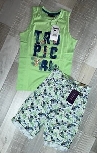 Sergent-major 8 ANS Garçon: T Shirt Jungle + Short Bermuda Été Neufs - Imagen 1 de 1