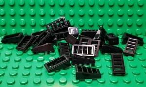 ** Lote de 25 quilates ** Lego NUEVO negro 1 x 2 pendiente con piezas de ranuras - Imagen 1 de 1