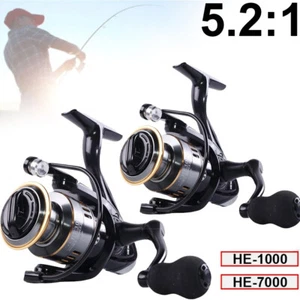 Powerful Spinning Reels Freshwater Saltwater Spinning Fishing Reel 5.2:1 Gear - Picture 1 of 15