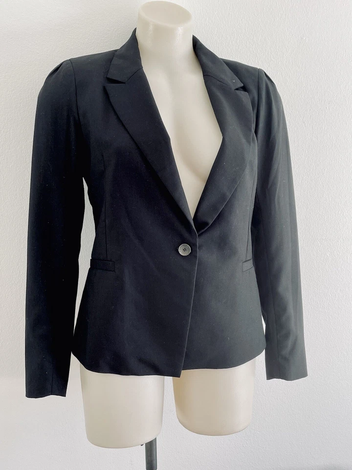 Chevignon Mujer Negro Blazer Chaqueta Casual Inteligente Oficina Negocios Ele... - Imagen 1 de 4