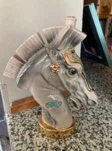 RARE 1969 Barsottini Vino Rosso Decanter Ceramic Horse. - Picture 1 of 12