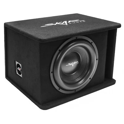 NEW SKAR AUDIO SDR-1X12D2 1200 WATT SINGLE 12" LOADED VENTED SUBWOOFER ENCLOSURE - Image 1 of 4