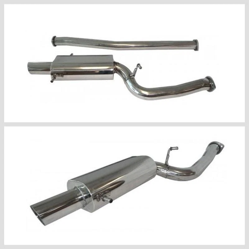 Manzo Catback Exhaust Subaru Impreza WRX STI 02 03 04 05 06 07 Oval Muffler