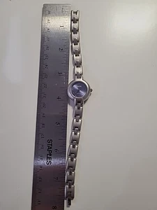 Coca Cola Watch Women Silver Tone Round Dial Metal Band New Battery  - Picture 1 of 7