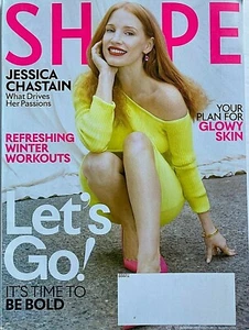 JESSICA CHASTAIN January 2021 SHAPE Magazine TARYN TOOMEY - Picture 1 of 1