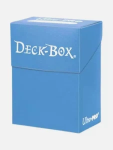 Deck box vuoto 80 card Ultra Pro colore azzurro - Picture 1 of 1