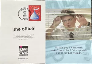 Tarjeta de San Valentín HNLP Hideaki Nakano 4122 Hershey Kiss LA OFICINA Dwight Schrute - Imagen 1 de 2