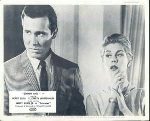 JOHNNY COOL ELIZABETH MONTGOMERY HENRY SILVA LOBBY CARD