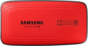 SAMSUNG SSD X5 RED 2TB NVME PORTABLE SSD MU-PB2T0B 2800MB/s THUNDERBOLT 3 - Picture 1 of 11