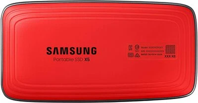 SAMSUNG SSD X5 RED 2TB NVME PORTABLE SSD MU-PB2T0B 2800MB/s  THUNDERBOLT 3 - Image 1 of 4