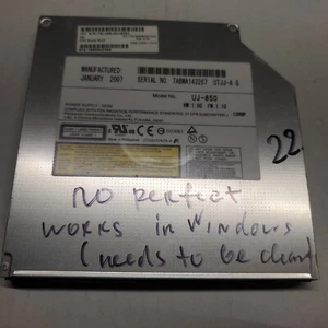 #22 PANASONIC UJ-850 DVD±RW WRITER- BARE - Picture 1 of 2