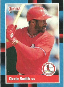 OZZIE SMITH ST. LOUIS CARDINALS #263 - DONRUSS CASI NUEVO - MONTADO 1988 - Imagen 1 de 2
