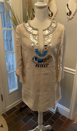 Mini abito donna Tory Burch in lino taglia 6