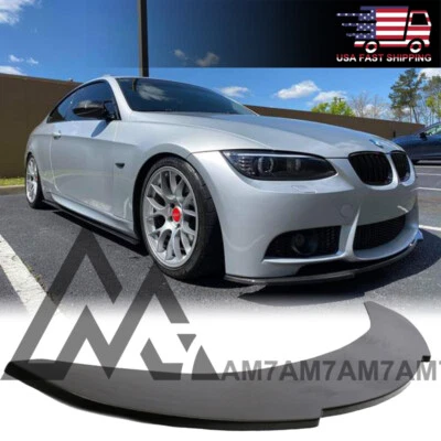 Carbon Kersher Style Universal Front Lip For BMW E90 E92 E93 F30 F32 E82 E88 - Image 1 of 4
