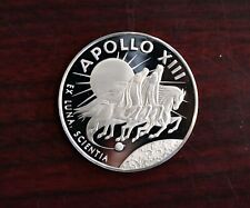 Apollo XIII Franklin Mint Sterling Silver Apr. 11th 1970 Space Flight Emblem