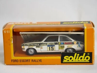 Solido Gam2 N° 61 Ford Escort Rallye #15 Vatanen Nuovo In Scatola 1/43 - Immagine 1 di 4