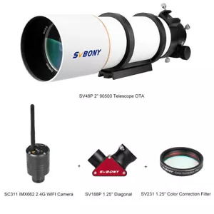 SVBONY SV48P 2'' 90500 Astronomical Telescope Refractor Set for Photography - Picture 1 of 16