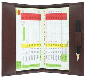 Mala Leather Toro Collection Golf Score Card Holder 2317
