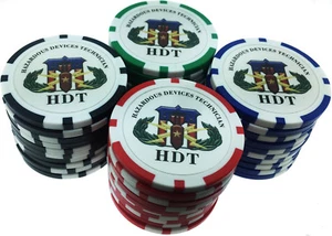 40 EOD - HDT Poker Chips - Picture 1 of 3