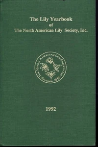 Lily Yearbook North American Lily Society 1992 #45 Lilies in Japan Europe NA - Picture 1 of 1