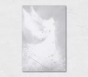 Engel Kunstfoto "Engelslicht" Wanddeko für Bilderrahmen. Modernes Bild in Grau - Bild 1 von 2
