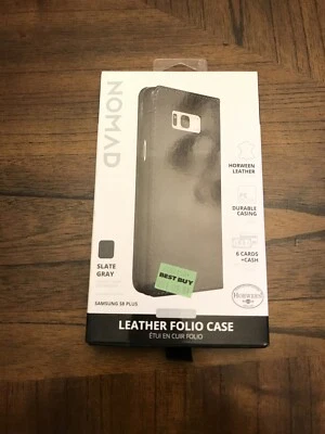 Original Nomad - Funda Folio de Cuero para Samsung Galaxy S8+ PLUS - Gris Pizarra Foto 1 de 4