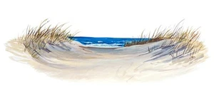 Beachscape Beachy Vinyl Decal Sticker Truck Boat Car Cooler Cup Tablet Tumbler - Picture 1 of 1