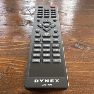Dynex ZRC-400 TV Remote DX15L150A11, DX19L150A11, DX22L150A11, DX40L150A11 OEM - Picture 1 of 7