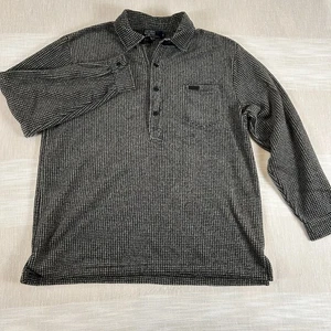 Polo Vintage Años 90 por Ralph Lauren Talla Grande Para Hombre Pata de Gallo Polar Pullover L - Imagen 1 de 8
