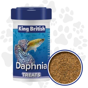 King British Daphnia Fish Treats 18g | Natural Mineral-Rich Snack for Aquarium - Picture 1 of 5