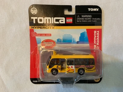 Tomica Diecast School Bus Toyota Tomy in Opened BP Package Hypercity - Image 1 of 4