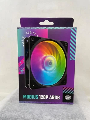 Cooler Master Mobius 120P ARGB High Performance Interconnecting Ring Blade Fan - Image 1 of 4