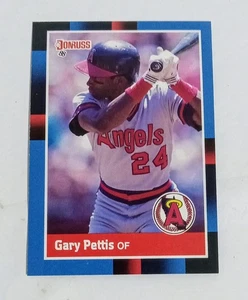 1988 Donruss Gary Pettis #210 California Angels - Foto 1 di 2