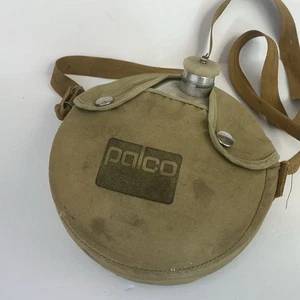 Cantimplora de agua Palco vintage con cubierta de lona y correa buen estado - Imagen 1 de 5