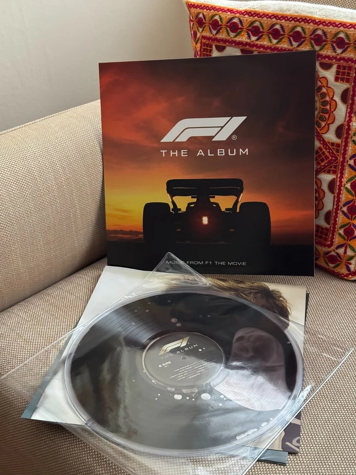 F1 The Album - Soundtrack - Liquid Filled Oil Effect Vinyl LP Bad World IN HAND  - Image 1 of 1