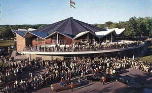Opening Night at Stratford Festival Ontario Canada Aerial View 1972 Postcard - Picture 1 of 2
