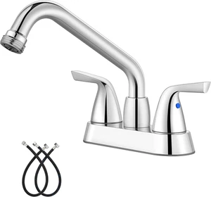 Utility Laundry Sink Faucet,4 Inch Centerest Laundry Faucets for Utility Sink,La - Picture 1 of 12