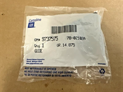 Chevy Olds Buick Caddy 1977-81 NOS guía de cinturón de seguridad negro GM 9737575 20170364 Foto 1 de 4