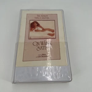 Vintage Seka VHS Tape On White Satin. Seka and Lisa Deleeuw - Imagen 1 de 4