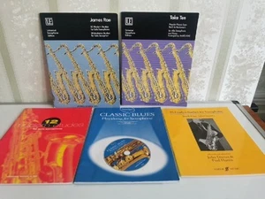 Saxophone Sheet Music Book Bundle x5, 1 with CD. - Picture 1 of 15