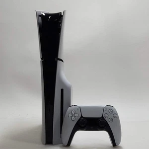 Sistema de juegos consola blanca Sony PlayStation 5 Slim Disc Edition PS5 1TB CFI-201 - Imagen 1 de 16