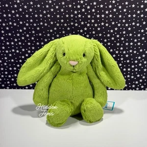 AUTHENTIC❣️Jellycat SMALL BASHFUL APPLE BUNNY - Soft Plush Toy Green Retired NWT - Picture 1 of 5