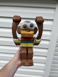 1964 Wacky Windups Monkey Toy Works! Vintage Flips And Googlie Eyes RARE - Picture 1 of 11