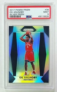 2017-18 Panini Prizm OG Anunoby Silver PSA 9 Mint Rookie Card #38 RC Raptors - Picture 1 of 2