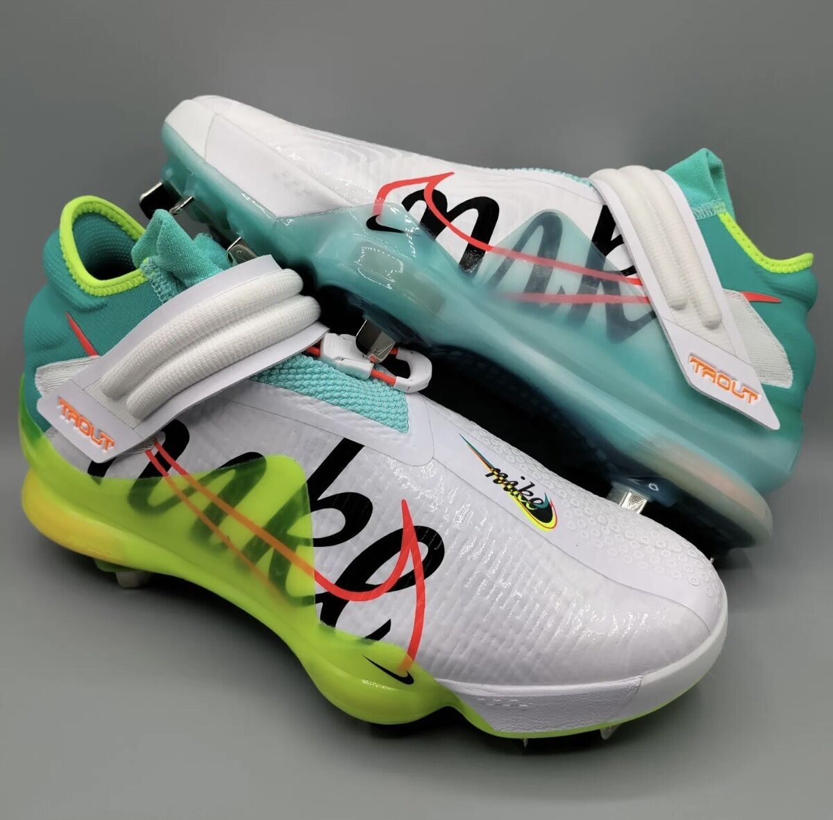 Nike Force Zoom Trout 7 White Aurora Green for Sale Nike Force Zoom Trout 7 White Aurora Green for Sale