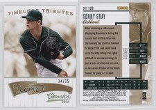 2014 Panini Classics Timeless Tributes Gold /25 Sonny Gray #128